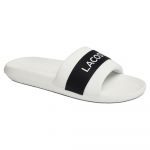Lacoste Croco Textile Logo Flip Flops Branco EU 39 1/2 Homem