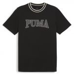 Puma Squad Big Graphic Short Sleeve T-shirt Preto L Homem