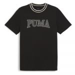 Puma Squad Big Graphic Short Sleeve T-shirt Preto S Homem