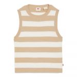 Levi´s ® Ocean Sleeveless T-shirt Beige L Mulher