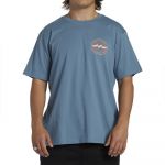 Billabong Rotor Diamond Short Sleeve T-shirt Azul S Homem