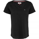 Tommy Jeans Soft Short Sleeve T-shirt Preto XL Mulher