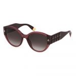 Óculos de Sol Furla Sfu784 Sunglasses Vermelho Brown Gradient Pink / CAT3 Homem