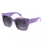Óculos de Sol Furla Sfu710 Sunglasses Roxo Smoke Gradient Smoke / CAT3 Homem
