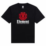 Element Vertical Short Sleeve T-shirt Preto M Homem