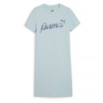 Puma Ess+ Blossom Short Sleeve Dress Azul 13-14 Anos Menina