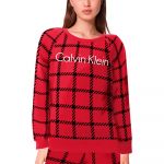 Calvin Klein Underwear Long Sleeve Nightshirt Pyjama Vermelho S Mulher
