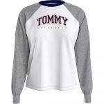Tommy Jeans Long Sleeve T-shirt Branco S Mulher