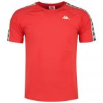 Kappa Coen Slim 222 Banda Short Sleeve T-shirt Vermelho M Rapaz