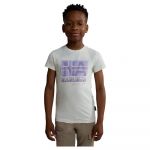 Napapijri S-brunt Short Sleeve T-shirt Branco 10 Years Rapaz