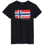 Napapijri S-zamora T-shirt Azul 10 Years Rapaz
