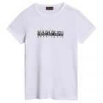Napapijri S-box 1 Short Sleeve T-shirt Branco 12 Years Rapaz