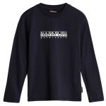 Napapijri K S-box 1 Long Sleeve T-shirt Preto 14 Years Rapaz