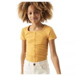 Garcia O22604 Short Sleeve T-shirt Amarelo 16 Years Menina