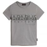 Napapijri K S-saleina Short Sleeve T-shirt Cinzento 16 Years Rapaz