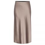 Yas Pella Long Skirt Beige S Mulher