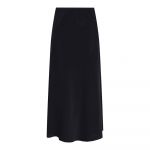 Pieces Franan Midi Skirt Preto XS Mulher