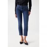 Salsa Jeans Wonder Crop Slim Fit Jeans Azul 28 / 28 Mulher
