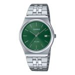 Casio Relógio Masculino Verde Prateado (Ø 35 mm) - S0456736
