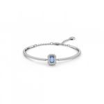 Swarovski Bracelete Millenia Lapidação Octogonal Azul Lacado a Ródio