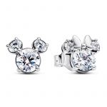 Pandora Joalheria Brincos Brilhantes Disney Mickey e Minnie Mouse 293219c01