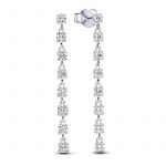 Pandora Joalheria Brincos Pendurados com Oito Joias Brilhantes 293159c01