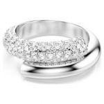 Swarovski Anel Dextera Branco Lacado a Ródio 58