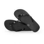 Lacor 60 Pares Chinelos de Dedo Preta Sola Feita de Resistente Eva para uma Alta Durabilidade Tamanho 42-44