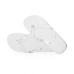 Lacor 60 Pares Chinelos de Dedo Branco Sola Feita de Resistente Eva para uma Alta Durabilidade Tamanho 42-44