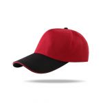 Boné Unisex Vermelho/Preto Tamanho Unico