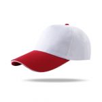 Boné Unisex Branco/Vermelho Tamanho Unico