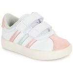 Adidas Sapatilhas Para Bebê Vl Court 3.0 Ftwr White / Linen Green Met / Sandy Pink Met 24