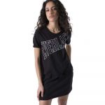 Everlast Vestido Curto De Manga Curta Single Jersey Black L
