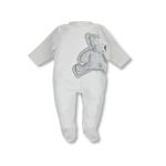 Deolinda Baby Babygrow Menina Cinzento Cardado 9 Meses
