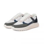 Jack & Jones Sapatilhas Aspire Runner White / Castlerock / Navy Blazer 41