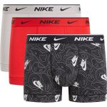 Nike Boxers 000pke1008 Black Nk Lg Prnt / Colge Grey / Uni Red XL