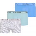 Calvin Klein Boxers 000nb2569a 3 Unidades Glacier / Pl Monogram_Ash / Ster Blue XL