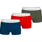 Tommy Hilfiger Boxers Signature Essential Um0um02761 3 Unidades Deep Indgo / Primary Red / Utility Olive L
