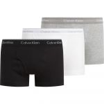 Calvin Klein Boxers 000nb4002a 3 Unidades Black / Grey Heather / White S
