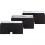 Calvin Klein Boxers 000nb3956a 3 Unidades Black / Black / Black L