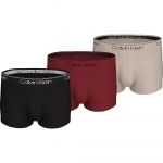 Calvin Klein Boxers 000nb2569a 3 Unidades Black / Syrah / Cocoon L