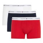 Tommy Hilfiger Boxers Signature Essential Um0um02761 3 Unidades Desert Sky / White / Primary Red M
