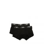 Emporio Armani Boxers 111210-cc715 2 Unidades Black L