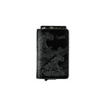 Lupel Porta-cartões em Pele e Alumínio Anti-RFID L678WA Preto