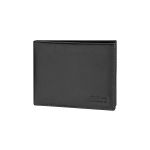 Rubre Carteira em Pele com Porta-moedas Secreto e Anti-RFID R553EL Preto