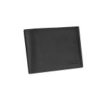 Rubre Carteira em Pele com Porta-moedas Secreto e Anti-RFID R458EL Preto