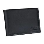 Rubre Carteira de Homem em Pele com Porta-moedas e Anti-RFID R452EL Preto