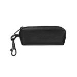 Rubre Porta-moedas em Pele com Porta-chaves R471EL Preto