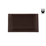 Lupel Porta-Moedas em Pele com Anti-RFID e Magnetismo L696SH Castanho