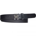 Tommy Hilfiger Cinto Logo 2.5 Cm Black 85 cm